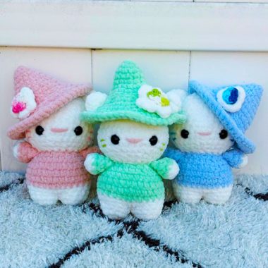 Amigurumi Chat Sorcier en Peluche PDF Modèle Gratuit (1)