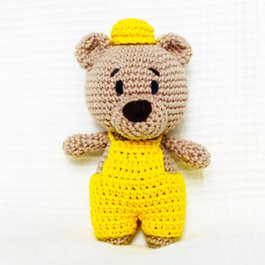 Amigurumi Facile Petit Ours en Tenue D’été au Crochet (3) 4