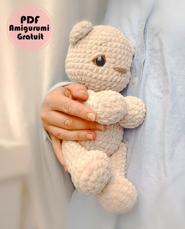 Amigurumi Ours Câlin Modèle Tuto PDF Gratuit (1)