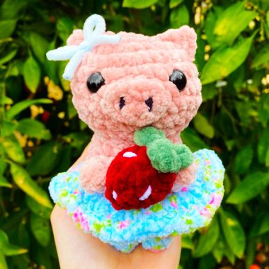 Beatrice la Cochonne Ballerine Amigurumi Modèle gratuit (1)