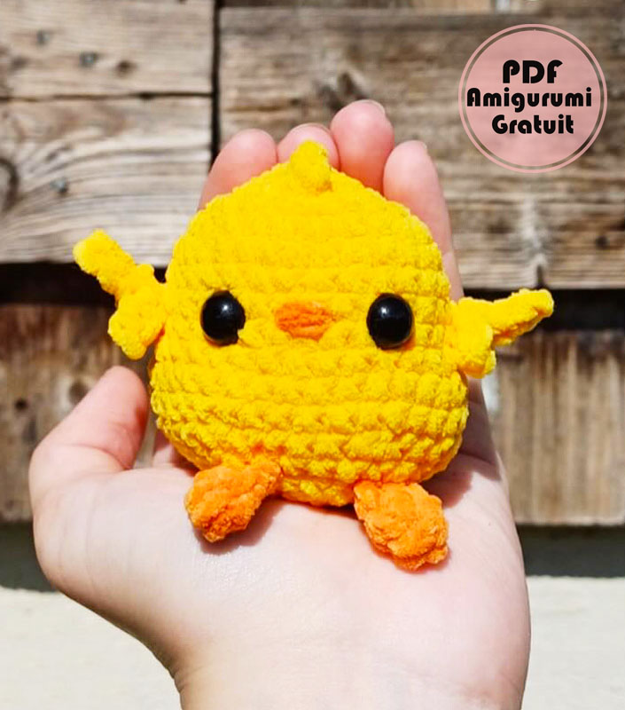 Bébé Poussin Amigurumi PDF Modèle pour débutants (2)