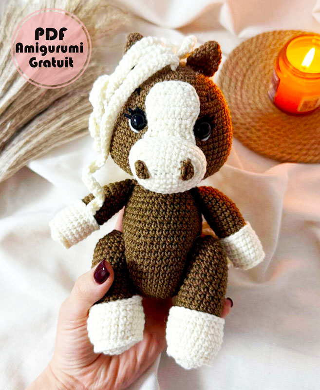 Cheval Mondy PDF Amigurumi Modèle Gratuit (2)