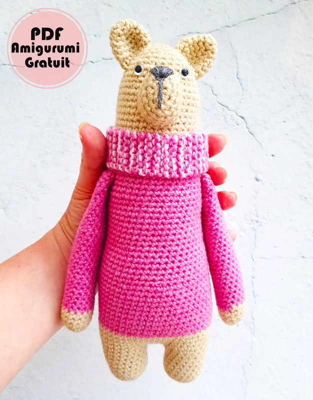 Créons un Mignon Ourson Amigurumi aux Jambes Courtes (1)