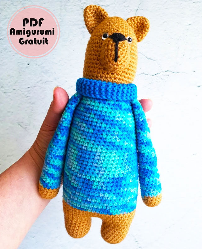 Créons un Mignon Ourson Amigurumi aux Jambes Courtes (3)