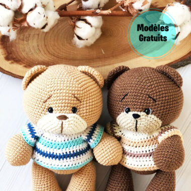Gros Ours au Crochet Amigurumi Gratuit (2)