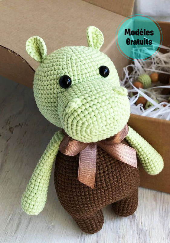 Harriet l'hippopotame Amigurumi modèle au crochet gratuit (1)