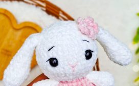 Lapin en Fil Velours - Tutoriel Amigurumi Détaillé (1)