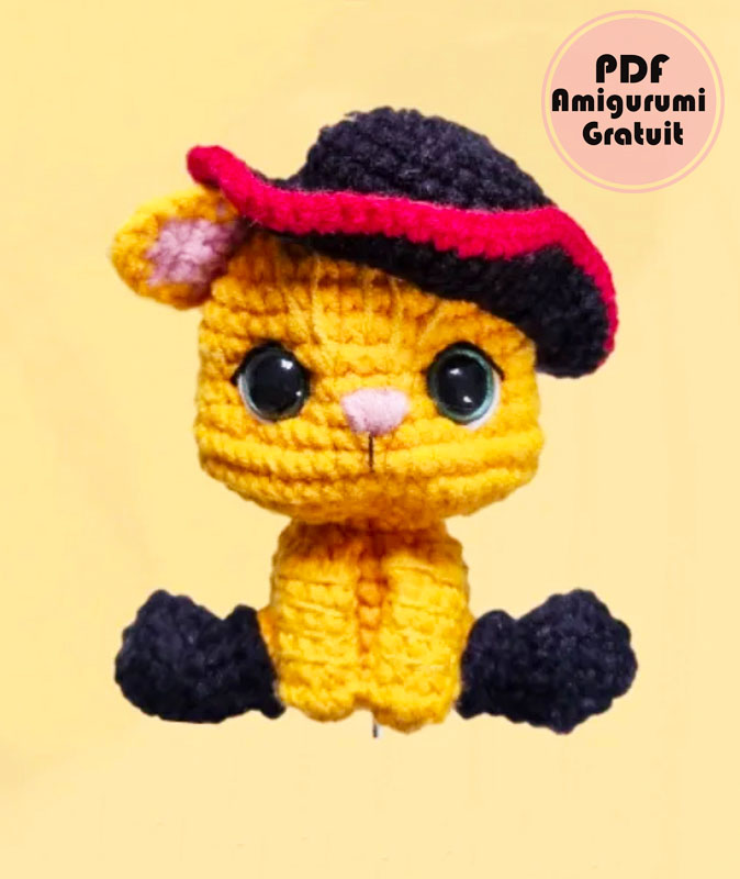 Le Chat Potté PDF Amigurumi Modèle Gratuit (2)
