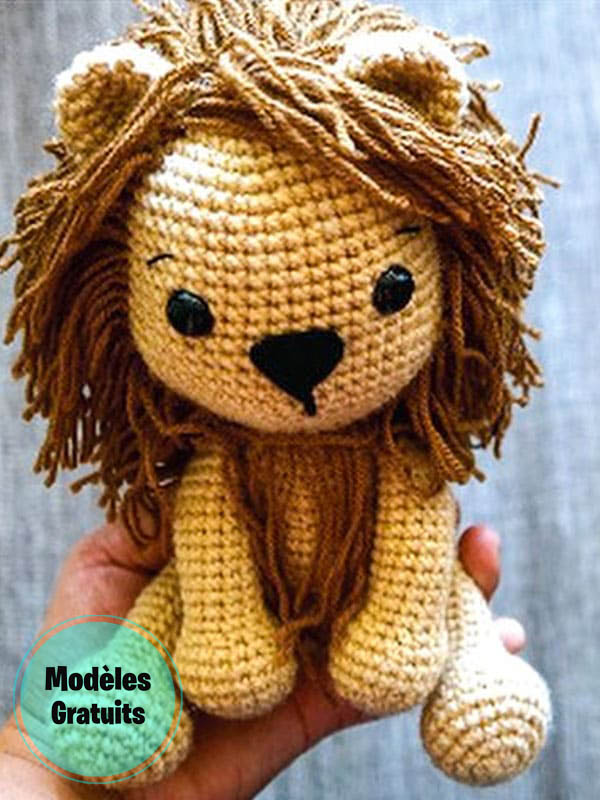 Lion mignon Amigurumi Patron au crochet gratuit (2)