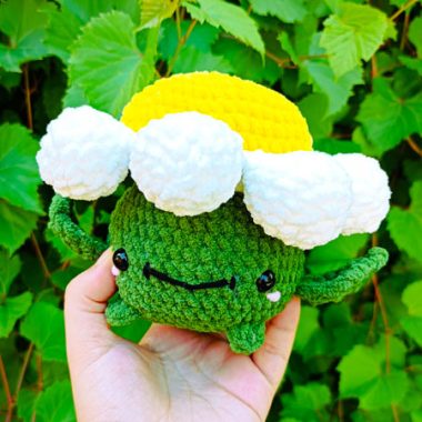 Marguerite Drôle au Crochet Tuto Patron Gratuit (2)