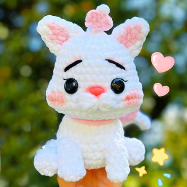 Marie la Chat blanche Amigurumi Tuto PDF Français (1)