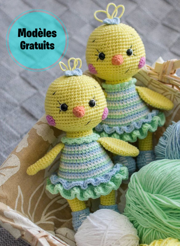 Mignon Poussin Amigurumi Modèle Gratuit Crochet