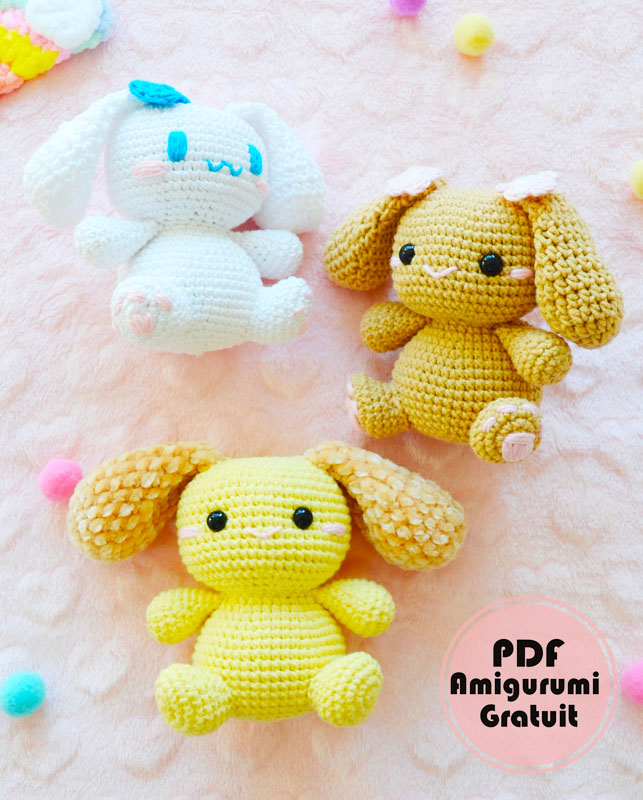 Mocha le Lapin Amigurumi Modèle Étape par Étape