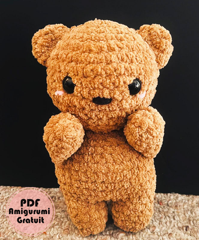 Sammy l’Ours au Crochet Modèle pour Débutant (2)