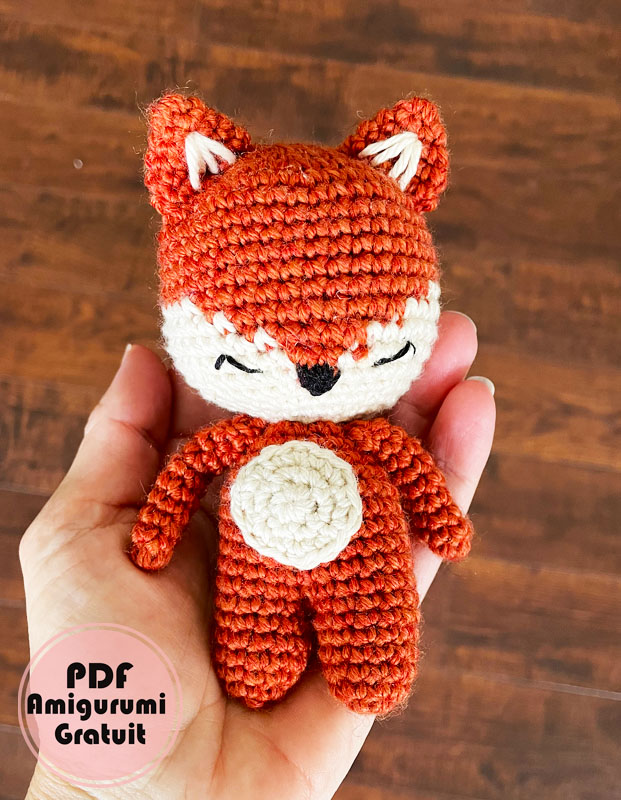 Tuto Crochet Porte-Clés Renard Doux Patron Gratuit (2)