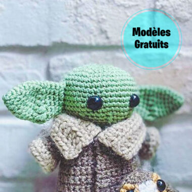 Bébé Yoda Amigurumi au Crochet Modèle Gratuit (2)