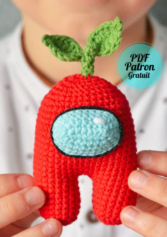 Among Us Amigurumi PDF Modèle Gratuit au Crochet