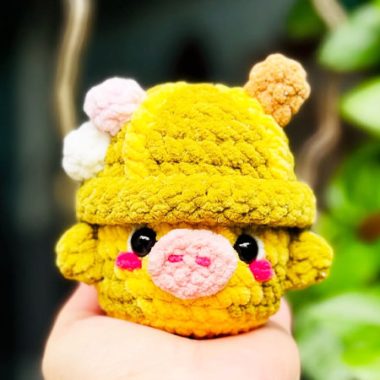 Vaches Frappe au Crochet Modèle Étape par Étape (1)