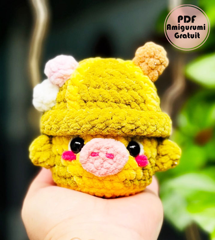Vaches Frappe au Crochet Modèle Étape par Étape (2)