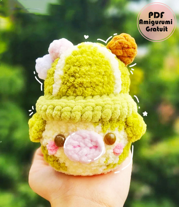 Vaches Frappe au Crochet Modèle Étape par Étape (3)