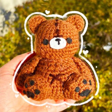 Brony Ours Rayé Amigurumi PDF Patron Pour Débutants (1)