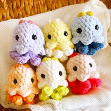 Méduse Bébé en 2 heures Amigurumi Modèle PDF Gratuit (1)