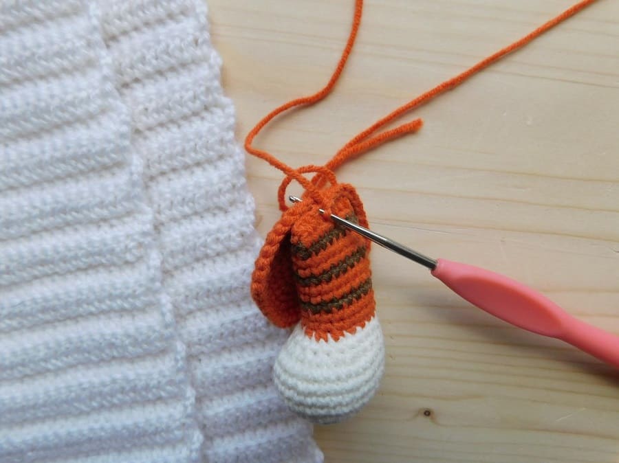 Tigre doux Amigurumi PDF Modèle Gratuit au Crochet 23 (6)