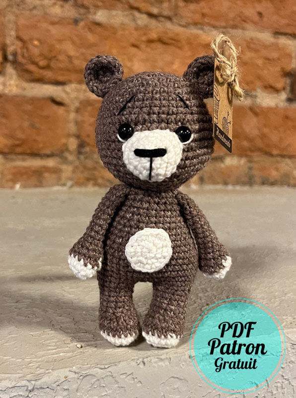 Facile Ours mignon PDF Amigurumi Modèle Gratuit (3)