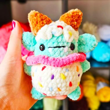 Monstre Glace au Crochet Modèle Gratuit en Français (1)