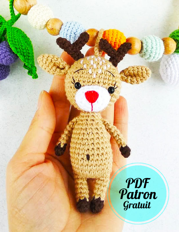 Poupée de Renne PDF Amigurumi Modèle Gratuit (2)