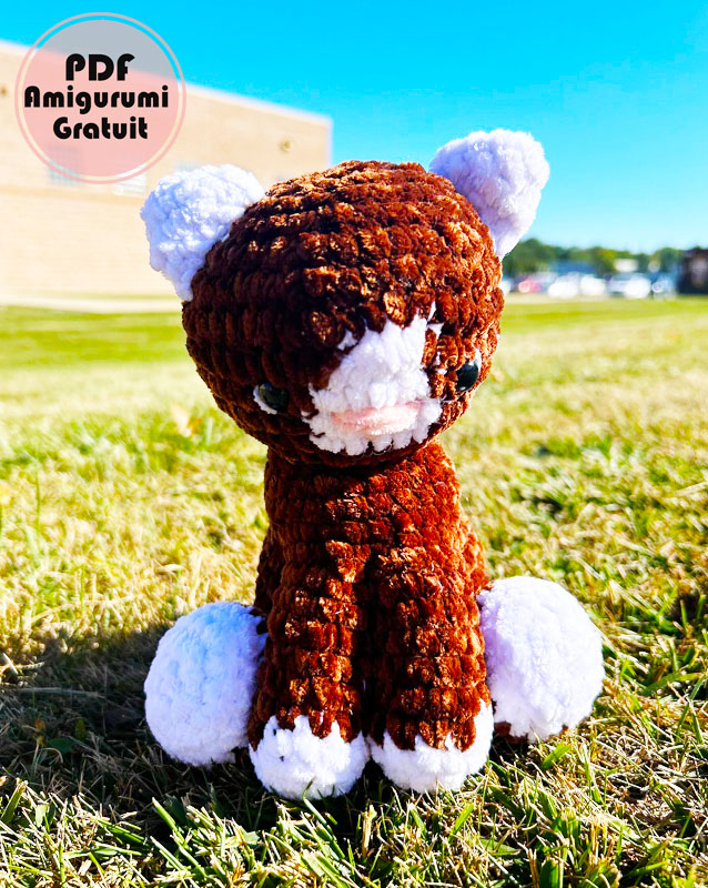 Gros Chat Poilu Amigurumi PDF Patron Gratuit (1)