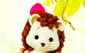 Hérisson avec Framboise Amigurumi Modèle Étape par Étape (2)
