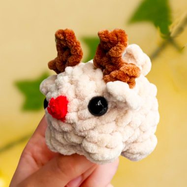 Renne Porte-Clés Modèle de Crochet Étape par Étape (1)