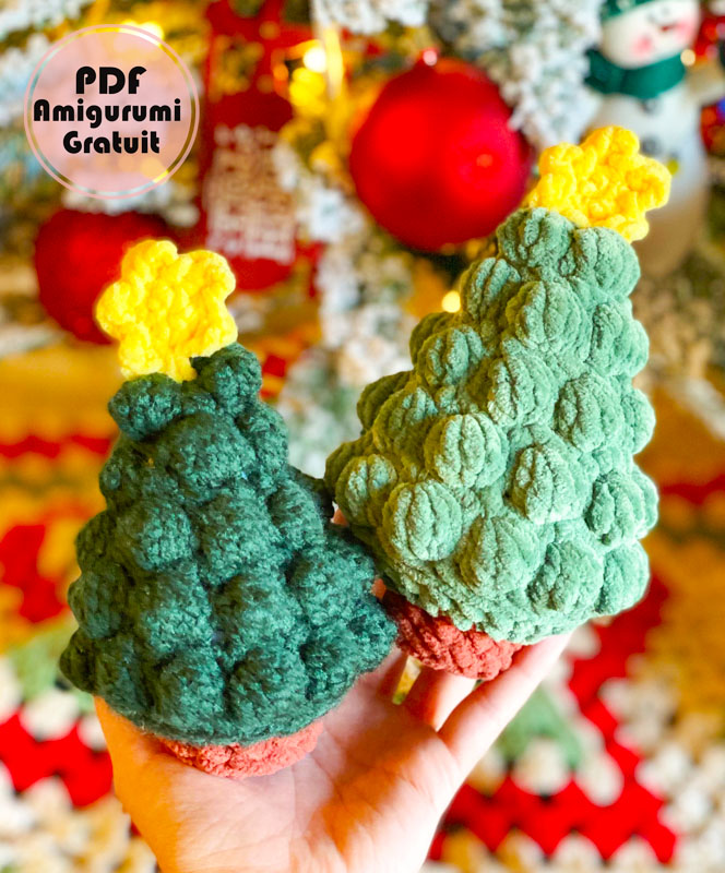 Bobble Sapin de Noël au Crochet PDF Patron Gratuit (3)