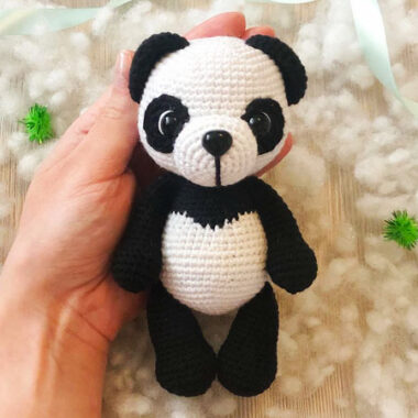 Amigurumi Panda Martin Crochet PDF Patron Gratuit (1)