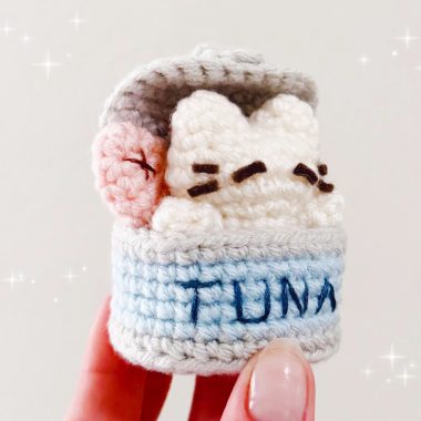 Modèle du chat dans une boîte de thon - Étape par Étape (1)