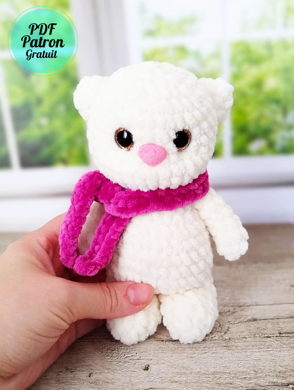 Amigurumi Chaton en peluche PDF Patron Gratuit (4)