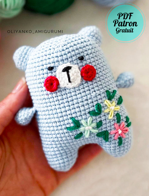 Ours en Peluche en Velours au Crochet Amigurumi PDF Gratuit - Amigurumibox