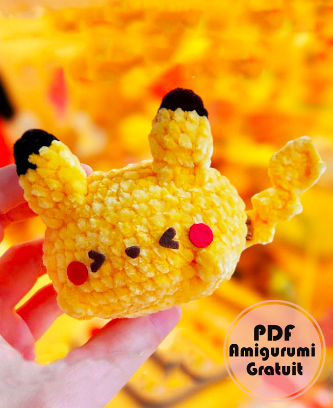 Amigurumi Pikachu Patron PDF Gratuit (2)