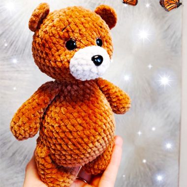 Freddy l'ours brun Amigurumi PDF Patron Gratuit (2)