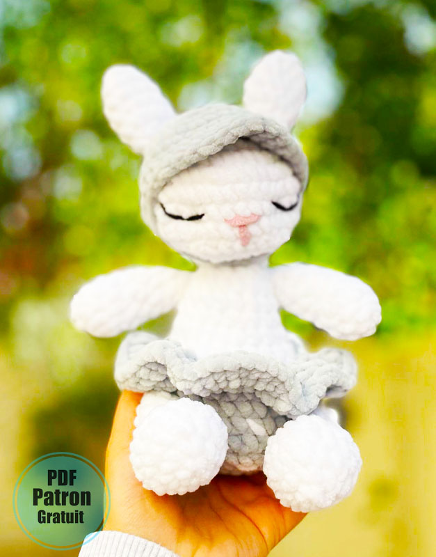 Peluche Lapin Kylie Amigurumi Patron Gratuit (2)