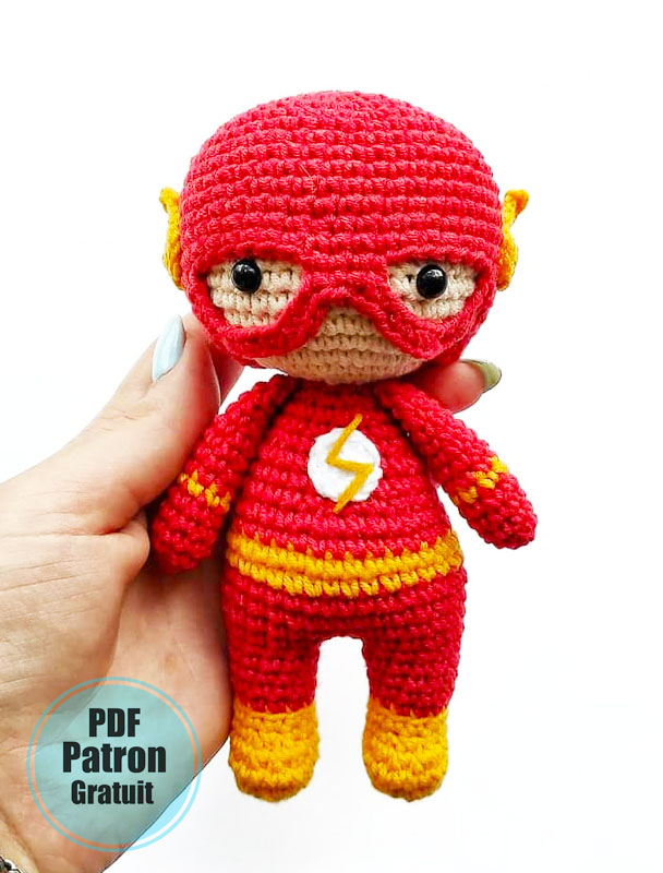 Poupée Flash PDF Amigurumi Patron Gratuit (3)