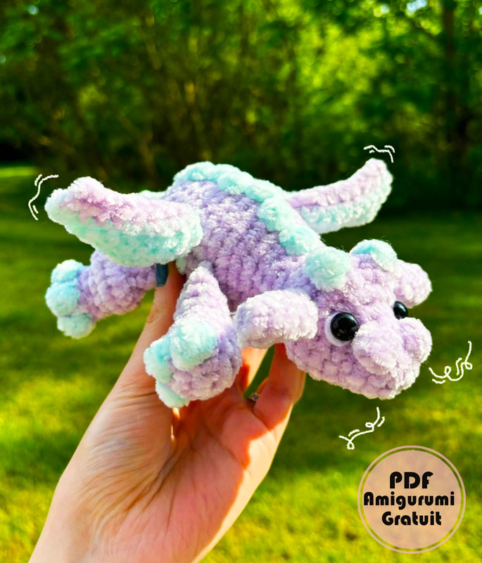 Amigurumi Peluche Dragon Ehecatl Tuto PDF Français (3)