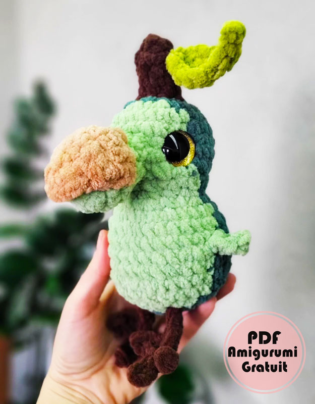 Avocadodo l'oiseau au Crochet PDF Tuto Français (2)