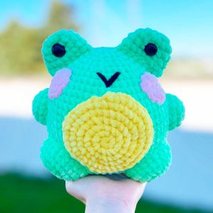 Grenouille en Peluche épaisse Tuto Amigurumi Français (2)
