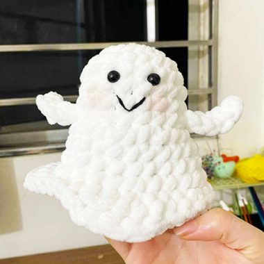 Fantôme au Crochet avec Trois Options de Chapeau Patron (1)