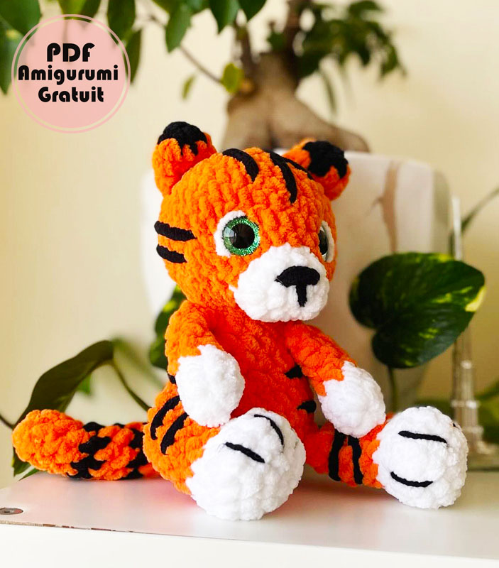 Tigre Rudolph PDF au Crochet Tuto Français Gratuit (3)