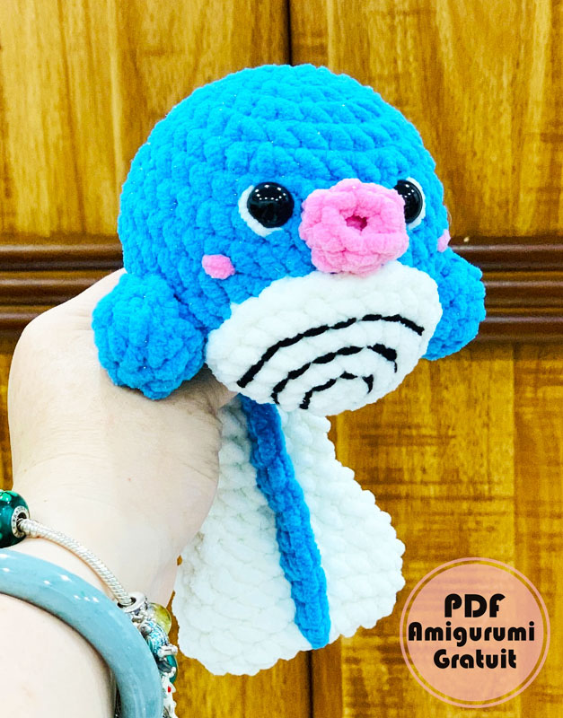 Amigurumi Peluche Polywag Pokémon Tuto PDF Gratuit