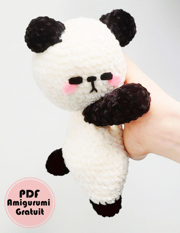 Le Triste Panda Marly au Crochet Tuto Français