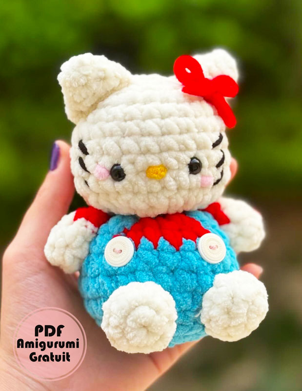 Peluche Potelée Hello Kitty Amigurumi Tuto Français